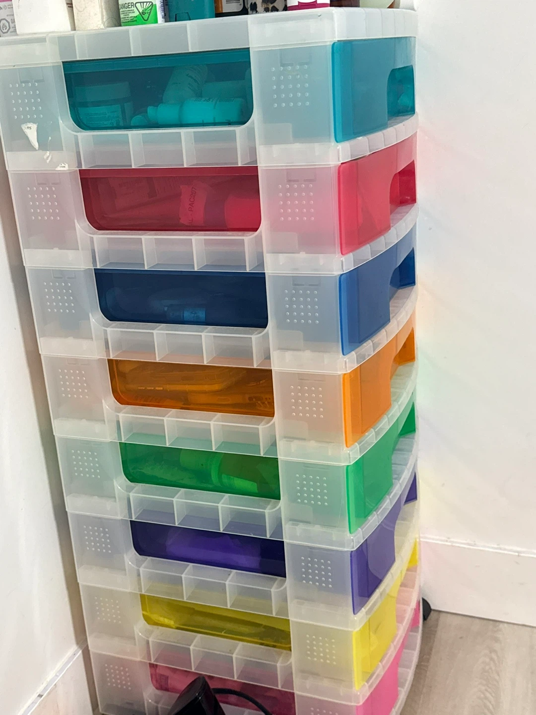Rainbow 8-Drawer Rolling Storage Cart