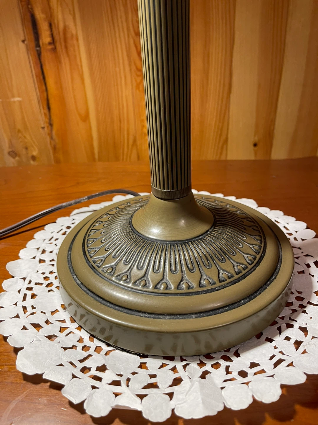 A beautiful Tiffany Style stained glass gooseneck table lamp - photo 5