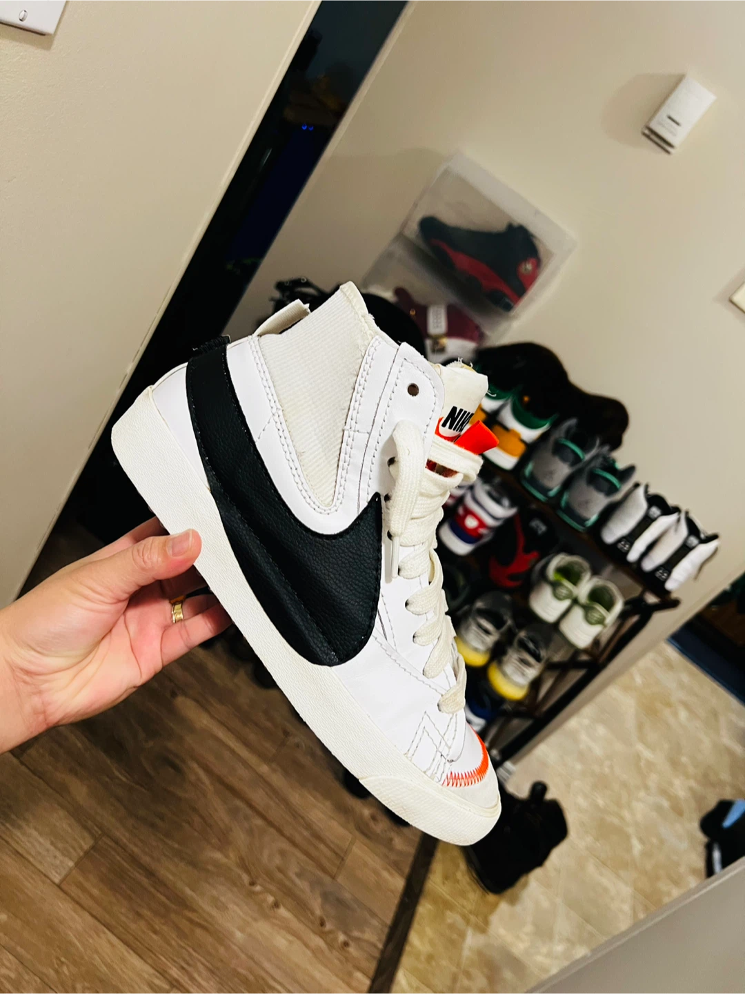 Nike Blazer Mid '77 Jumbo White Black size 9