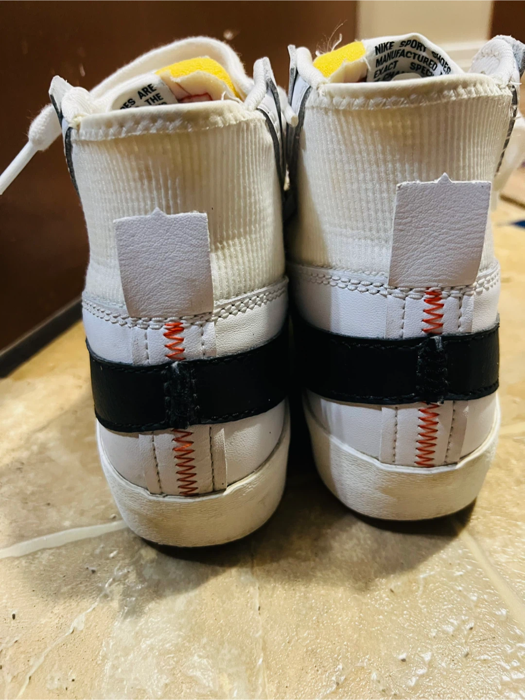 Nike Blazer Mid '77 Jumbo White Black size 9 - photo 4