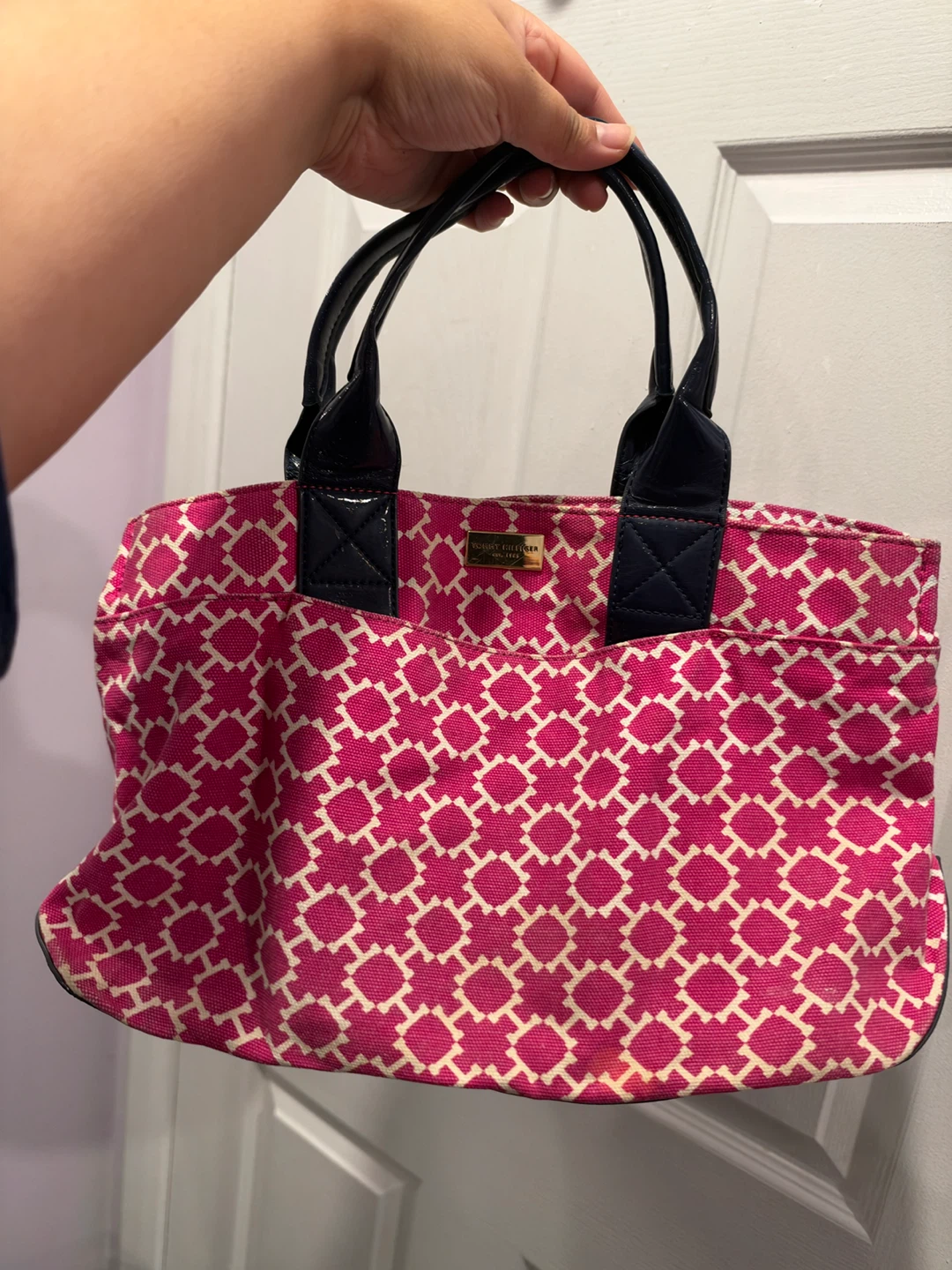 Tommy Hilfiger Pink Monogram Handbag - photo 2