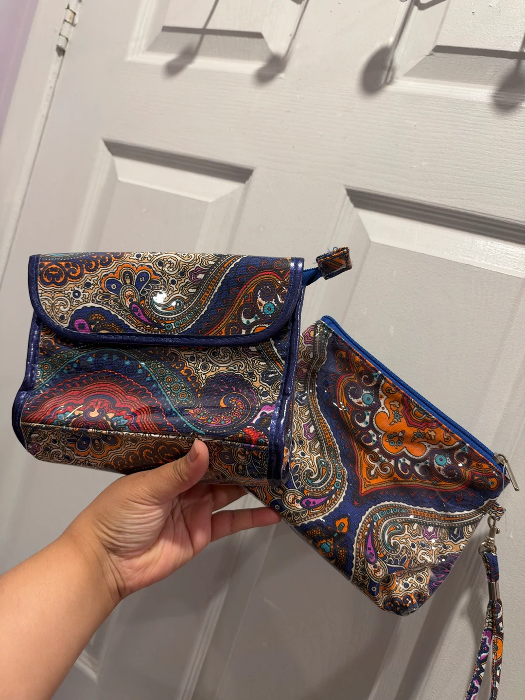 Paisley Cosmetic Bag Set
