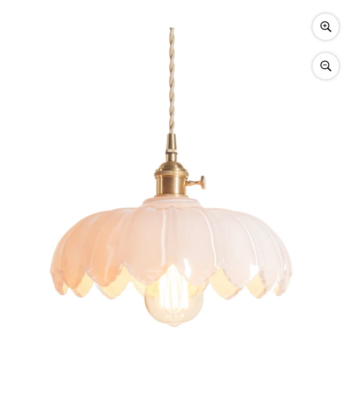 Glass Petal Pendant Light - photo 2