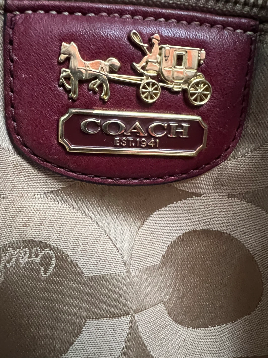 Coach Signature Hobo Handbag - photo 3