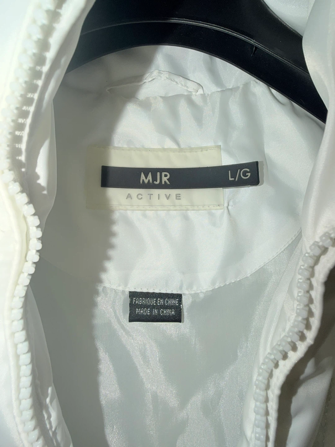 MJR Active Puffer Vest - Women's L - White - NWT Water Resistant - photo 3