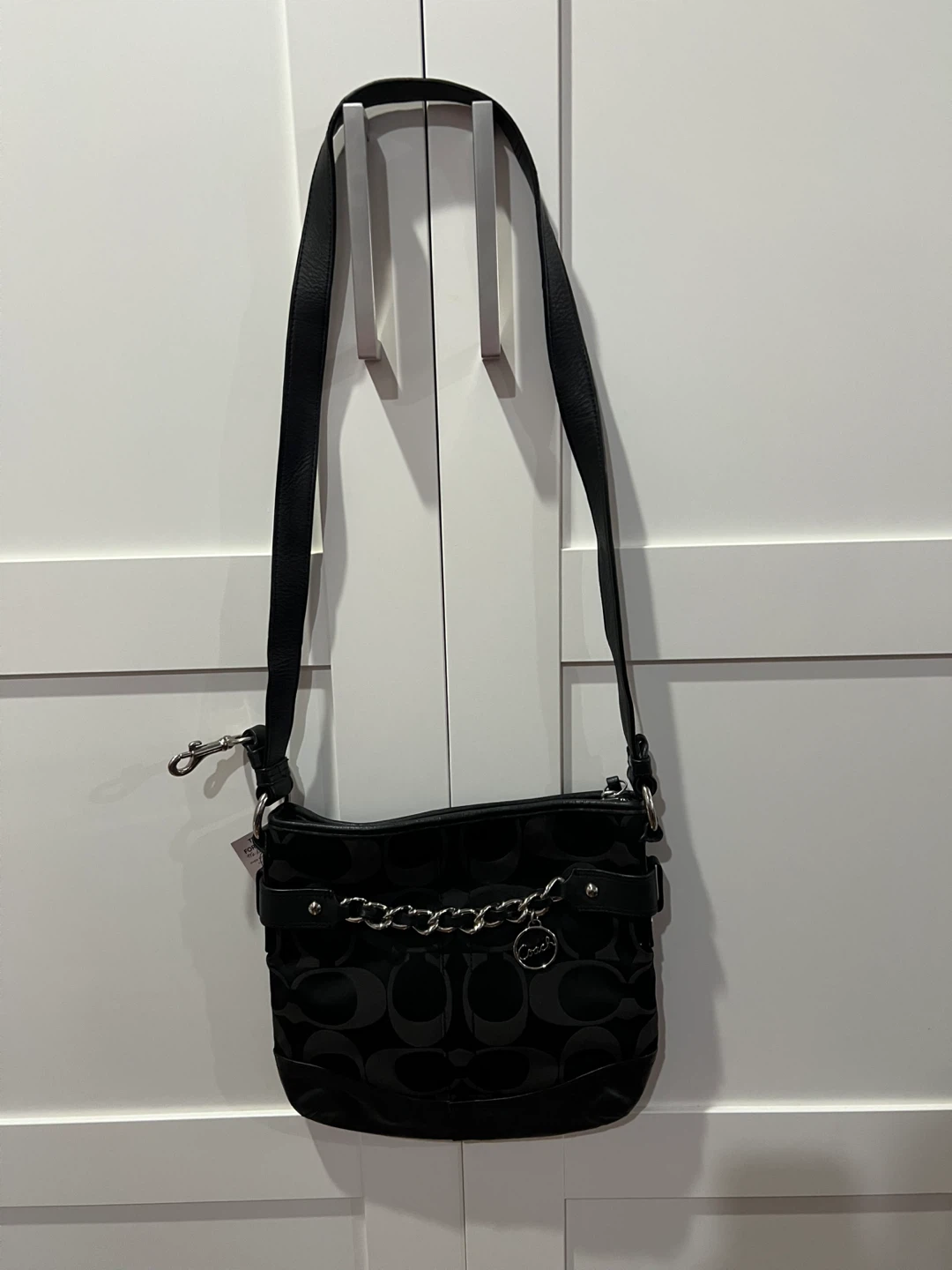 Coach Black Signature Crossbody Bag