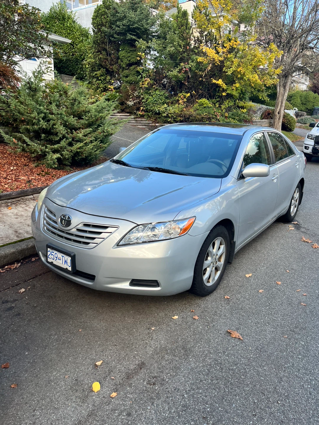 Silver Toyota Camry Sedan