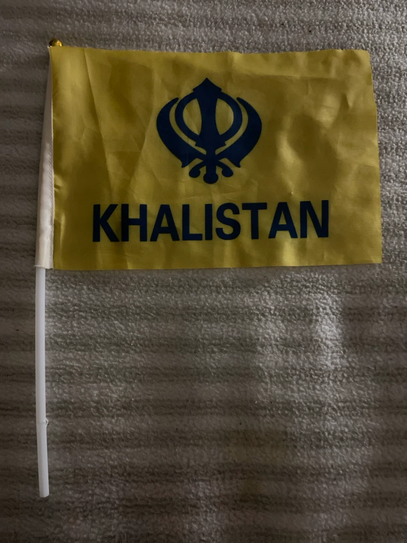 Khalistan hand flag