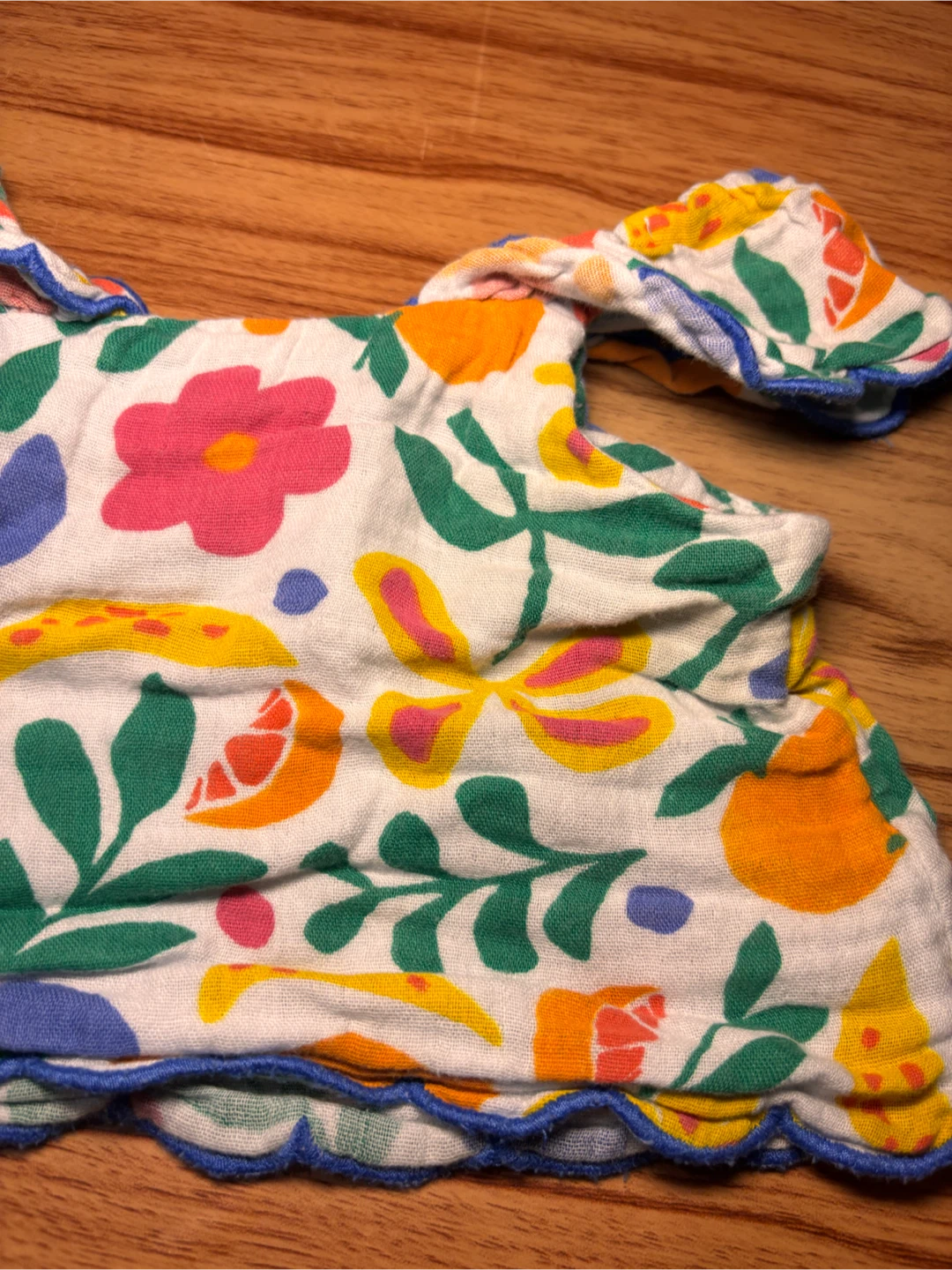 Old Navy Floral Fruit Print Top 12-18M - photo 2