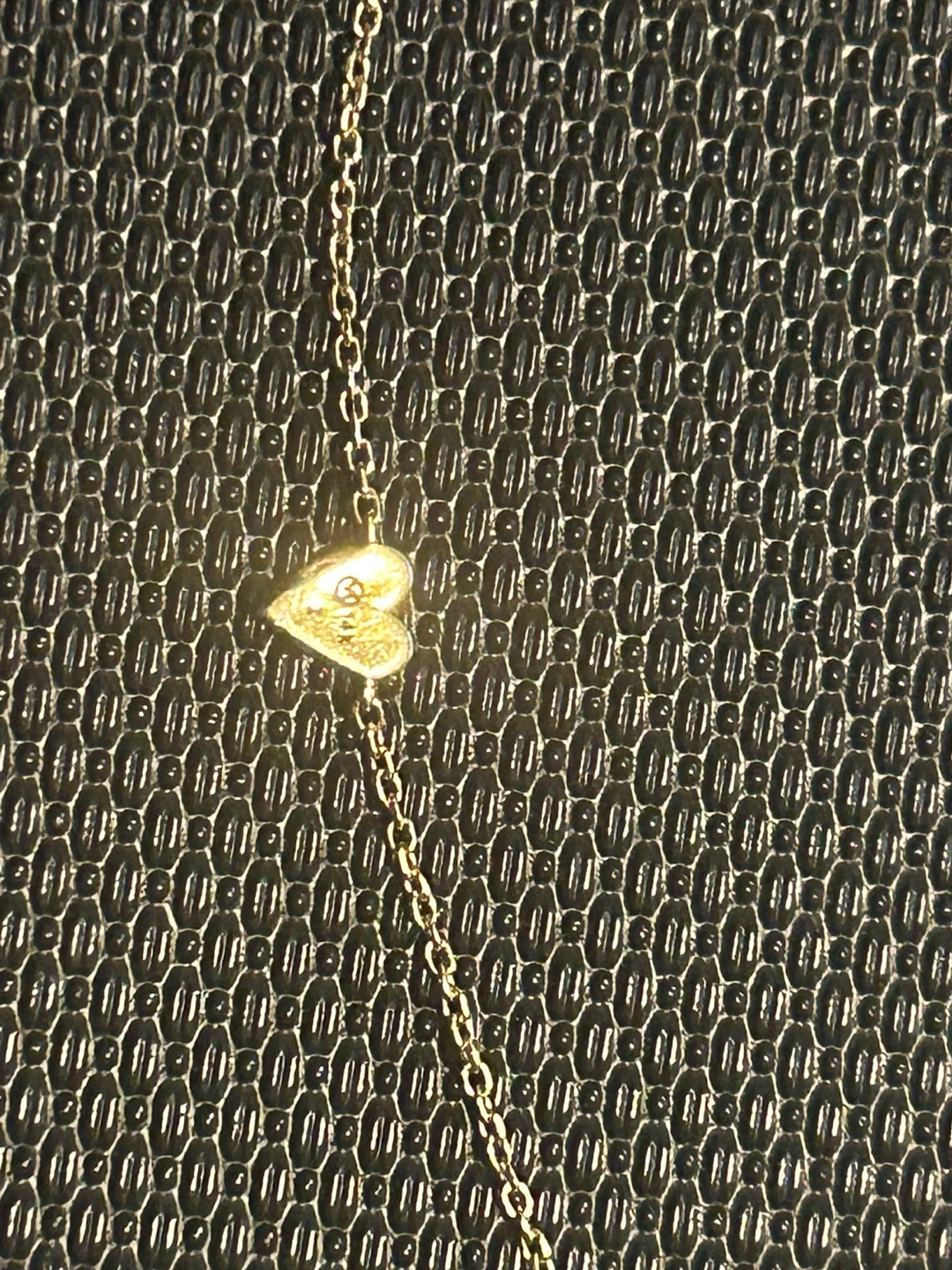 14k Real Gold heart bracelet