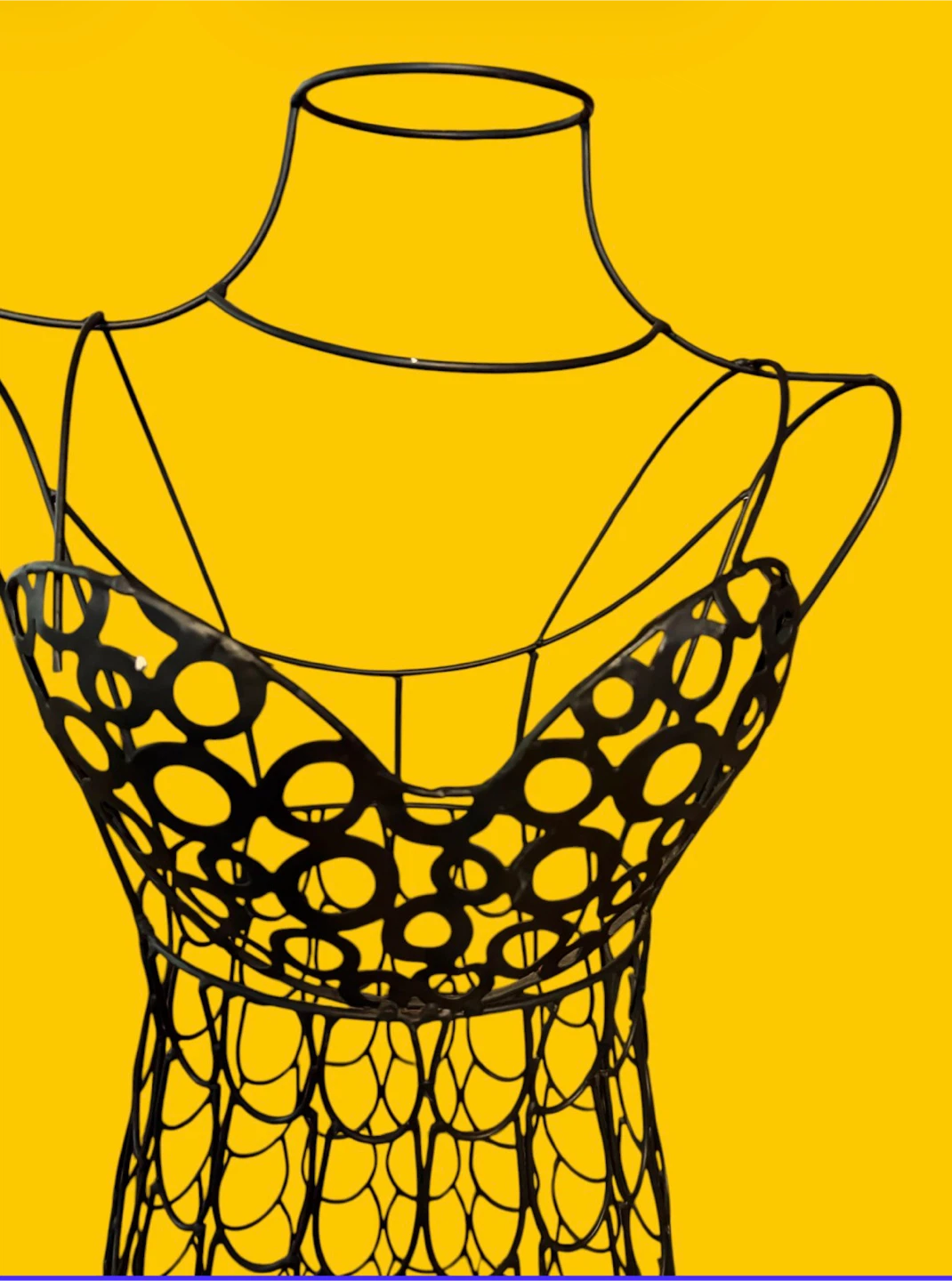 Decorative Metal Wire Dress Form Mannequin - photo 4