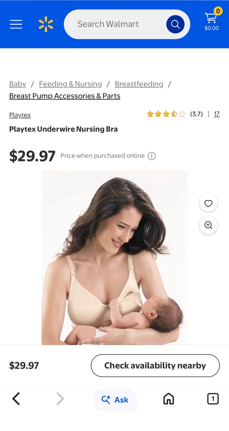 Playtex Expectant Moments Underwire Nursing Bra - photo 4
