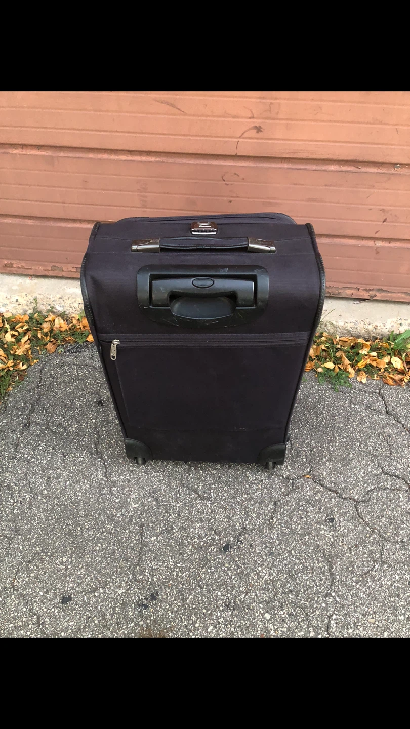 Embassy Black Wheeled Suitcase