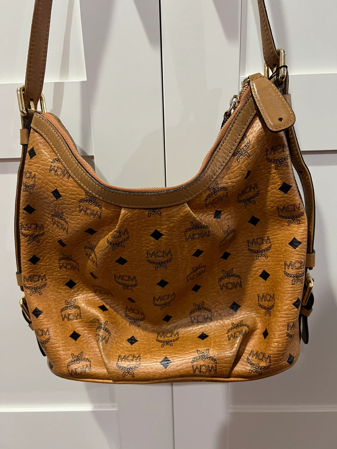 MCM Visetos Monogram Shoulder Bag - photo 3