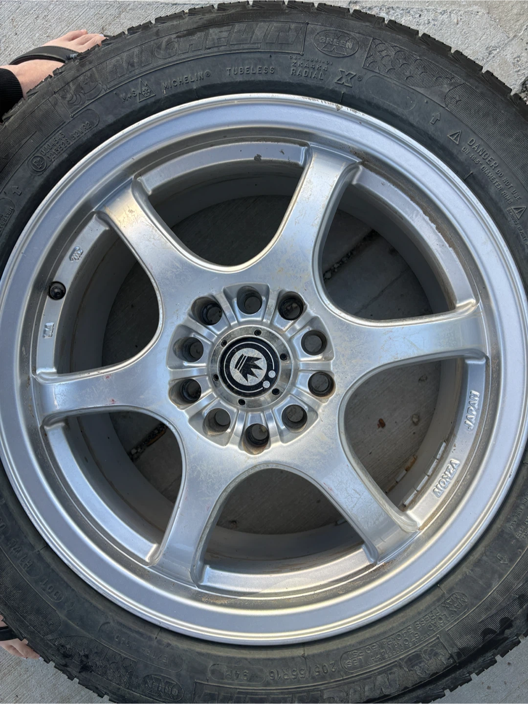 Winter Michelin Tires on Monza Rims - photo 3