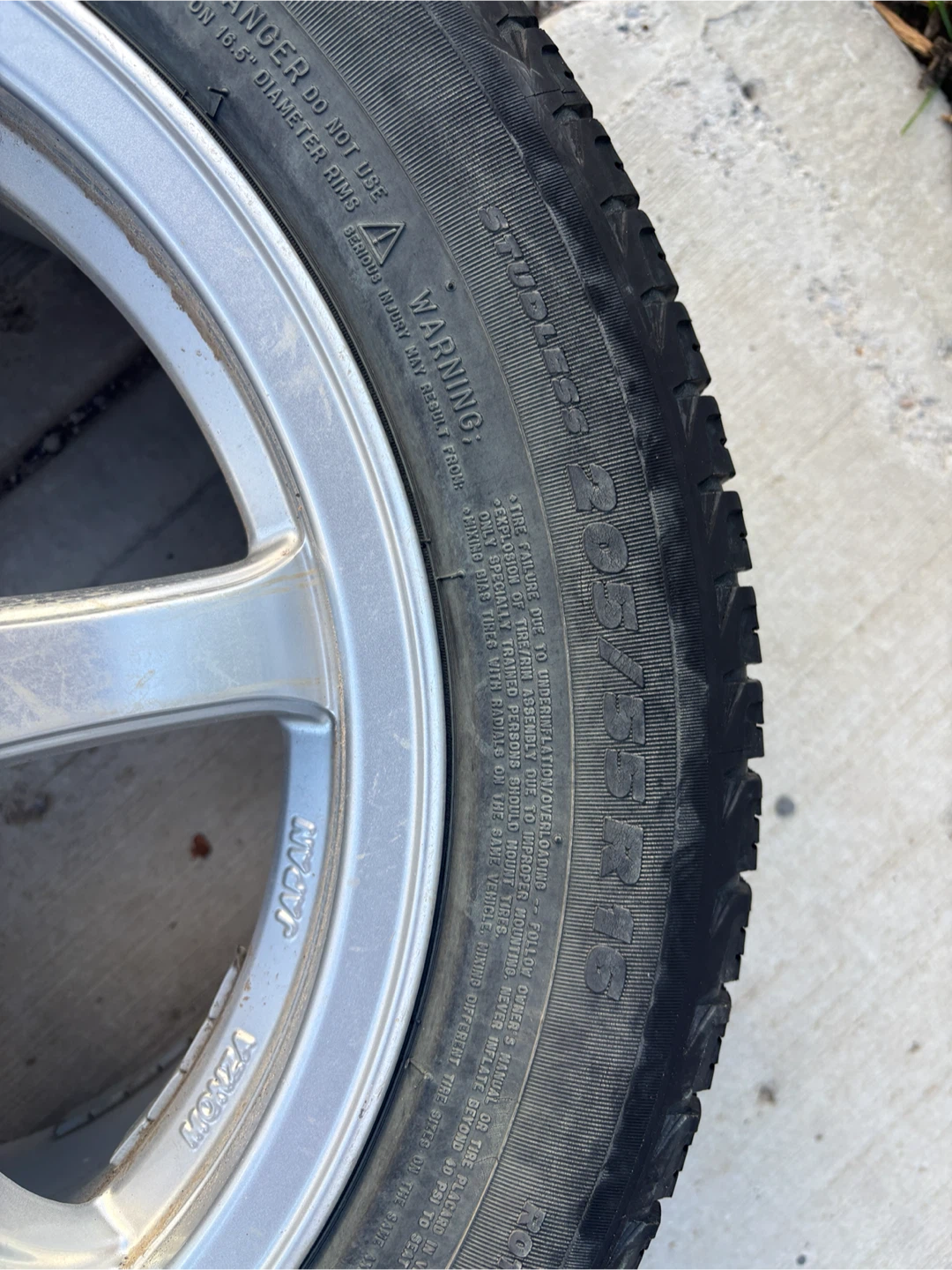 Winter Michelin Tires on Monza Rims - photo 4