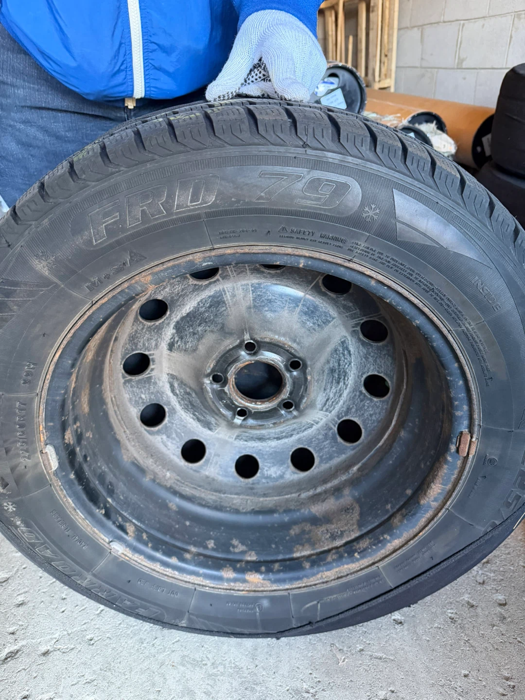 USED WINTER TIRES & STEEL RIMS FOR SALE - photo 2