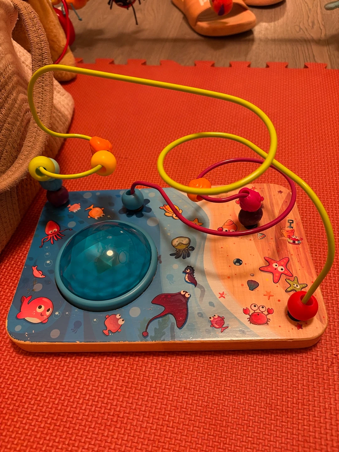 Wooden Ocean Theme Bead Maze Toy