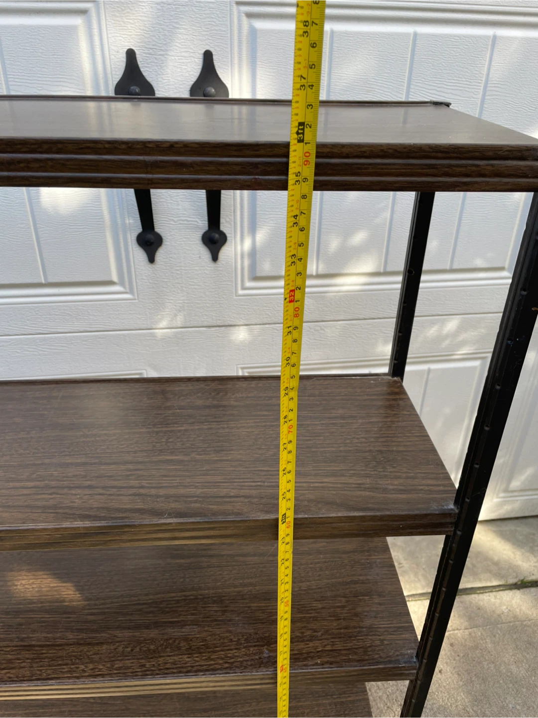 Four-Tier Dark Wood Grain Bookshelf - photo 3