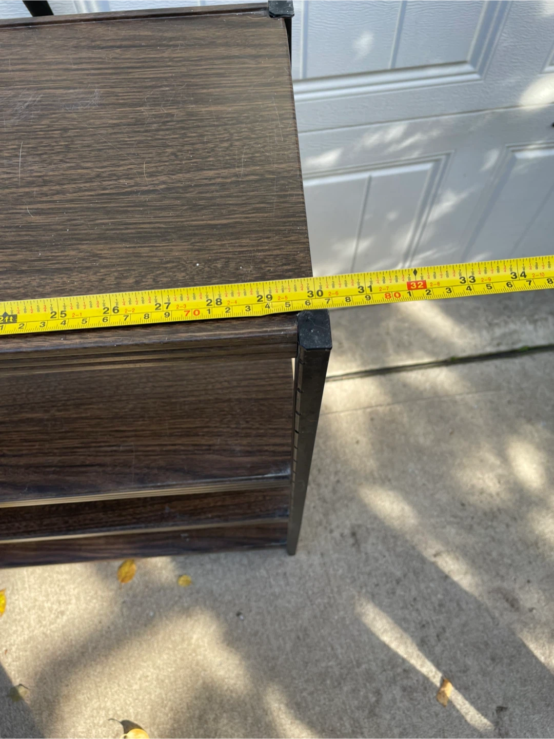 Four-Tier Dark Wood Grain Bookshelf - photo 4