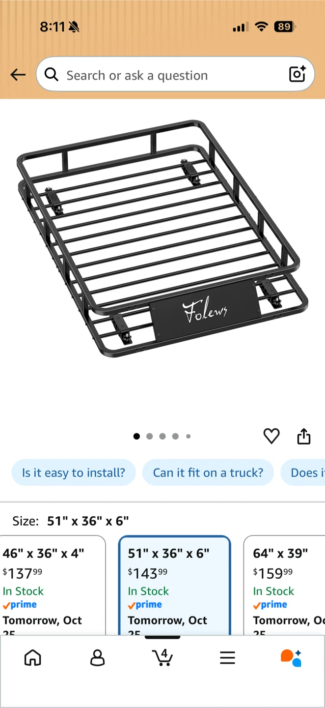 Folews Roof Cargo Carrier