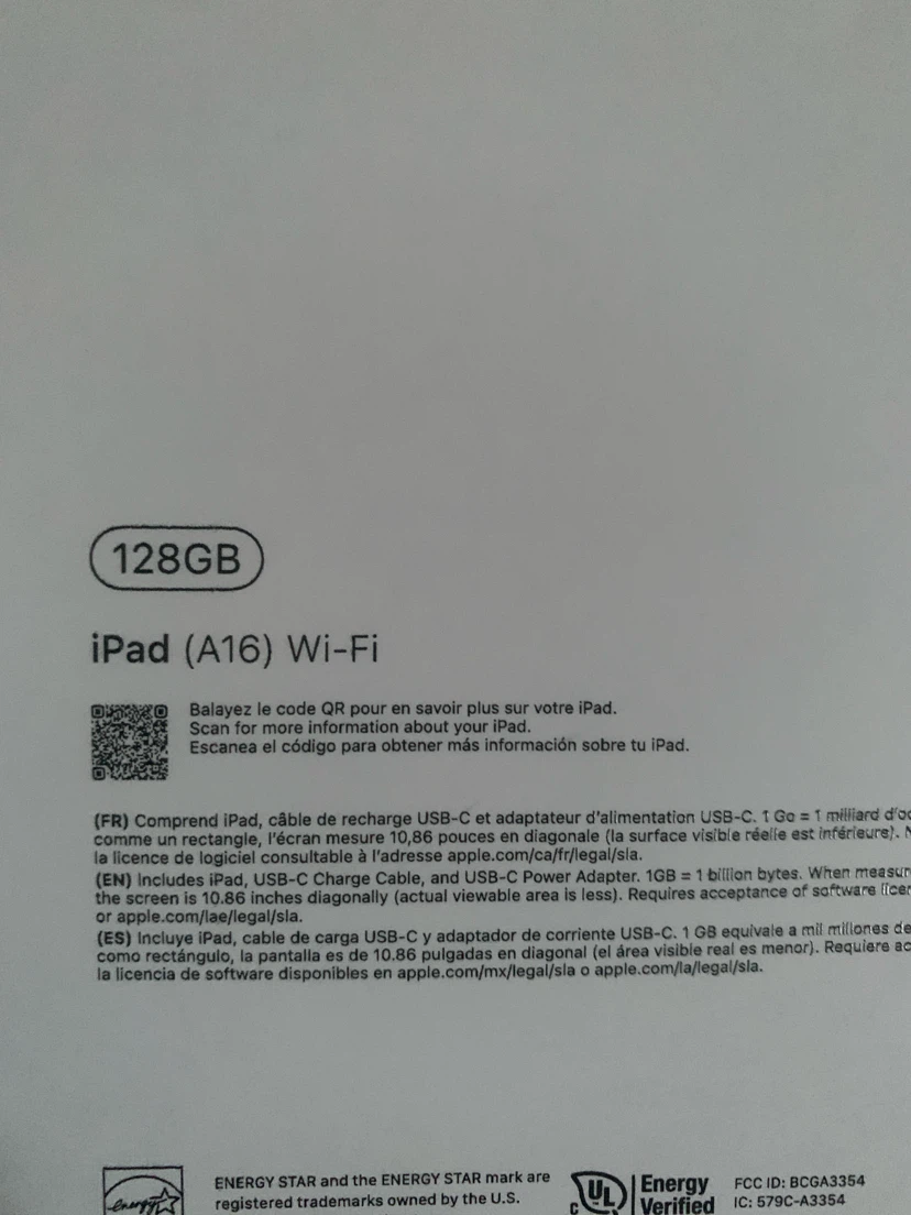 Apple iPad A 16 128GB Wi-Fi - photo 3
