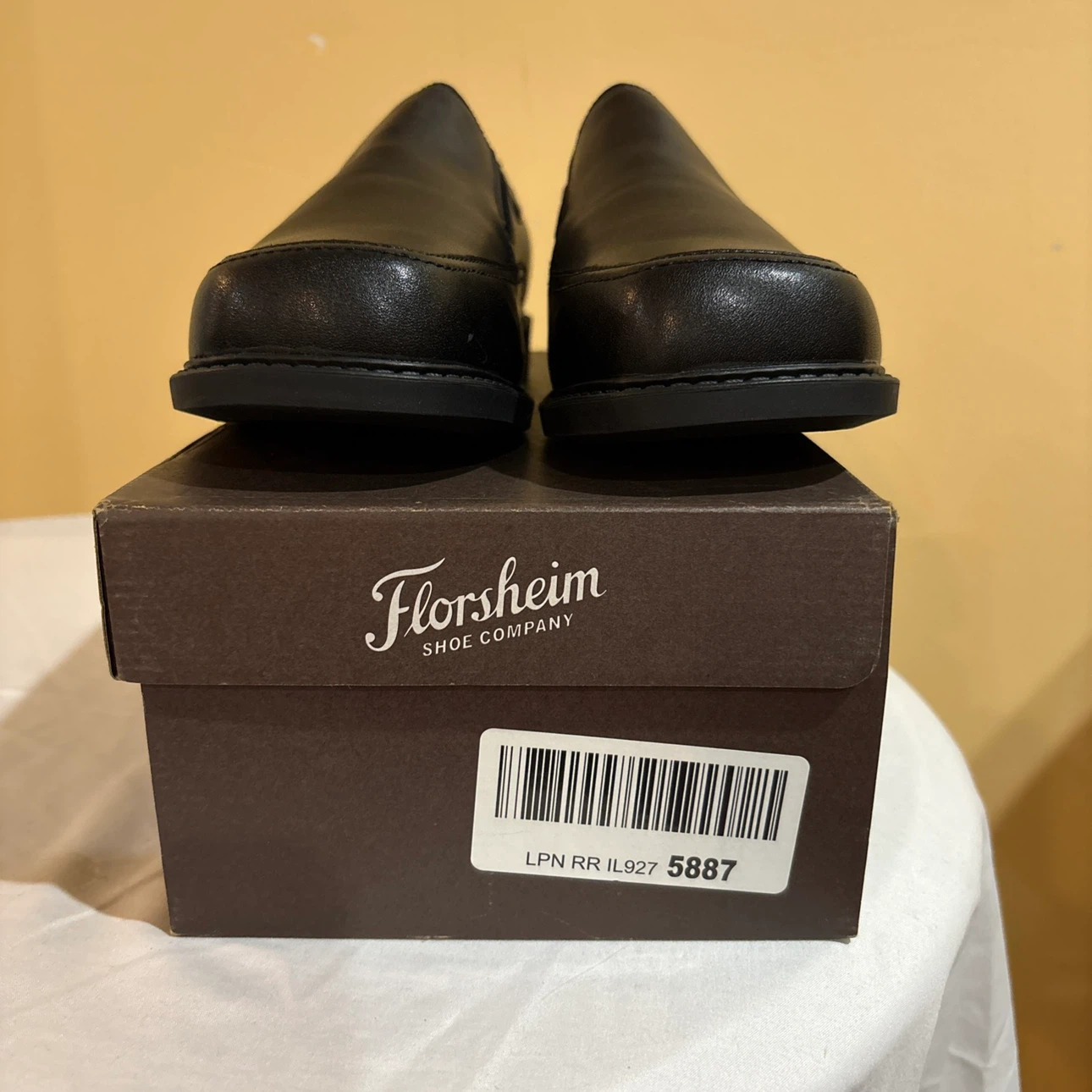 Florsheim Black Slip-On Shoes Size 7W BRAND NEW - photo 3