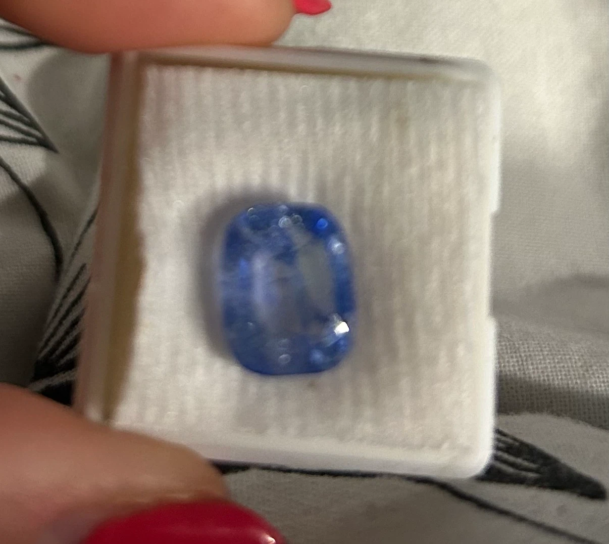 Over 6 carats Natural Blue Topaz  Gemstone
