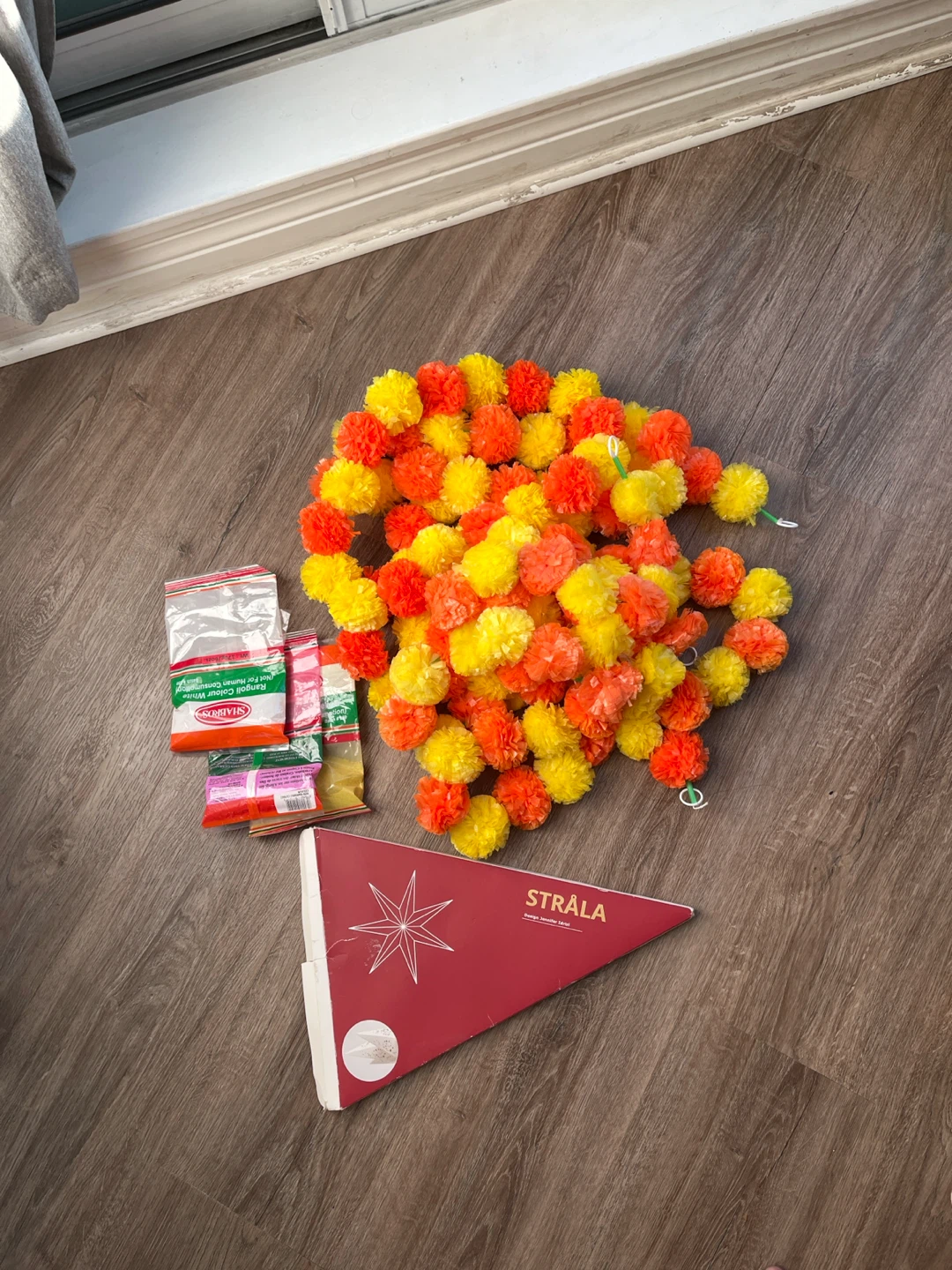 Dwali decor- Marigold Flower Garland