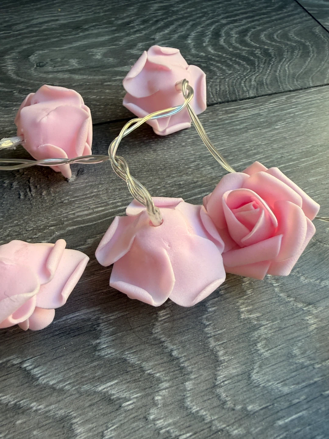 Pink Rose Flower Fairy Lights - photo 2