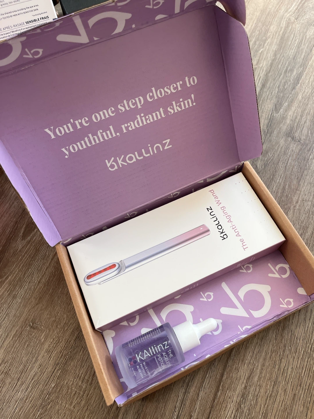 Kallinz Anti-Aging Wand and Ageless Potion Serum - photo 2