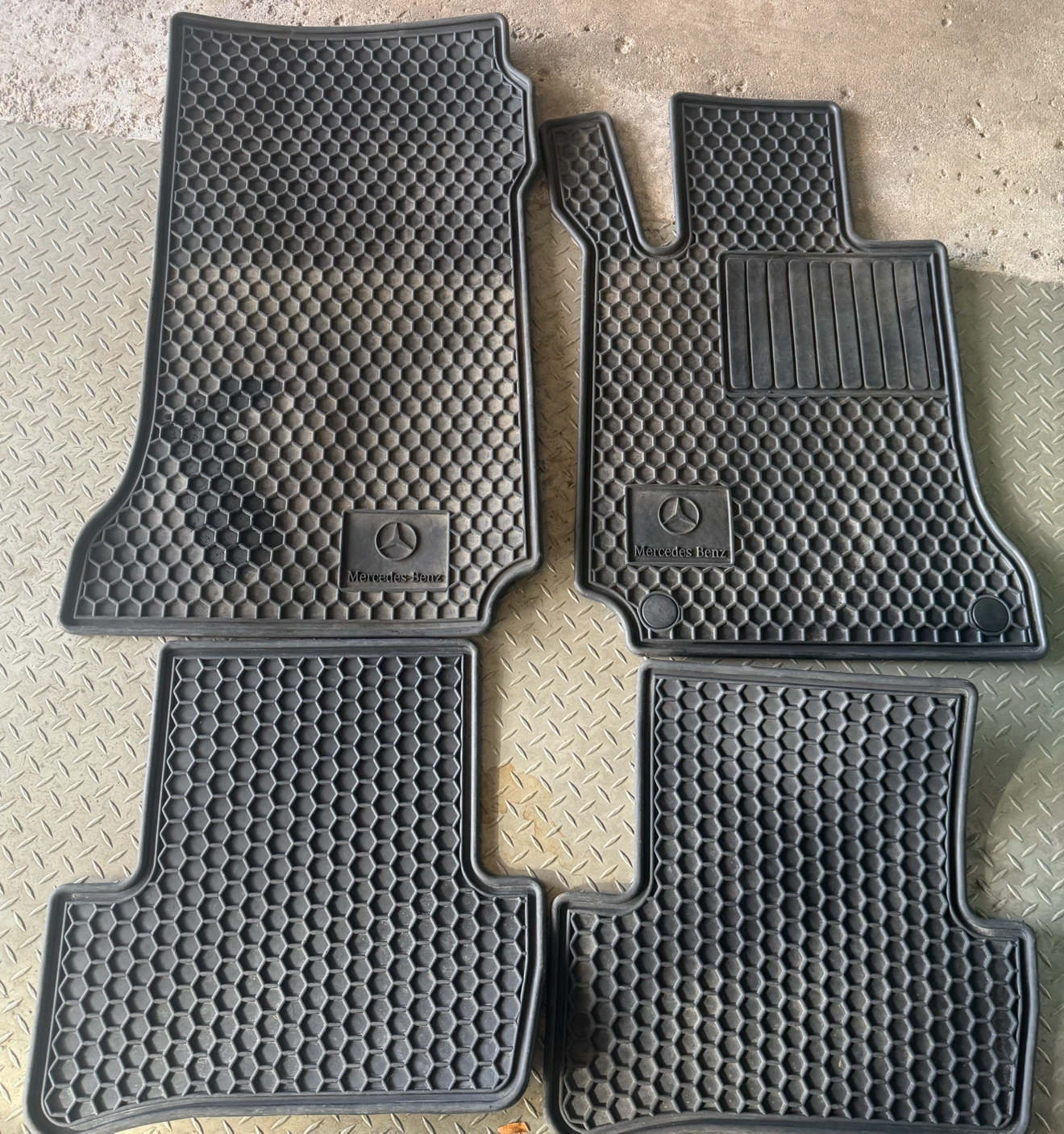 Mercedes-Benz Rubber Floor Mats Set