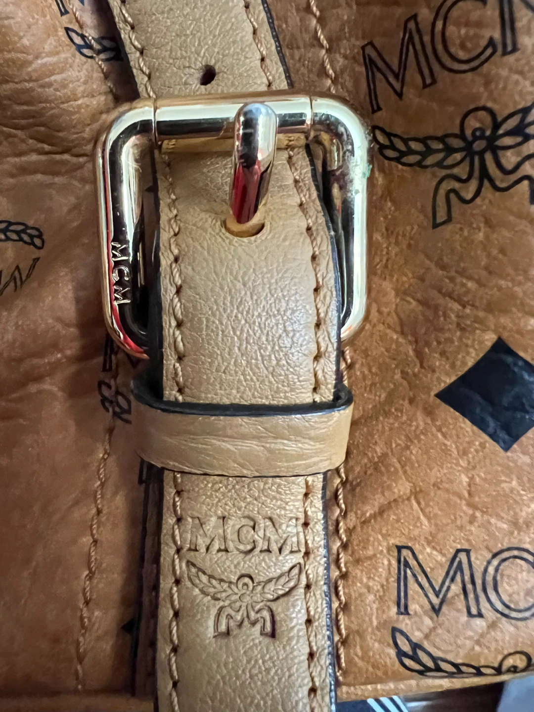 MCM Visetos Logo Tote Bag - photo 5