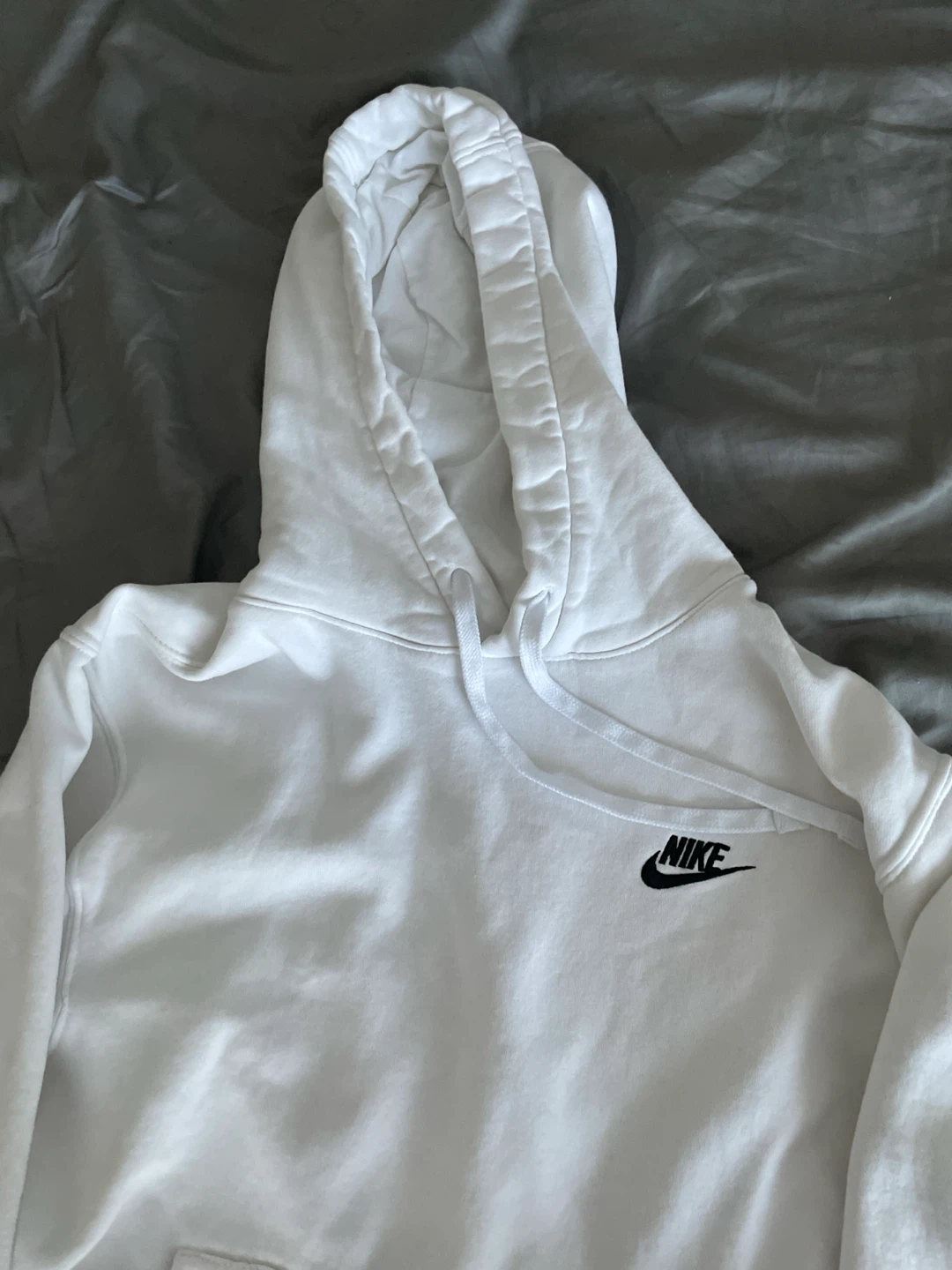 Nike White Hoodie men’s small - photo 2