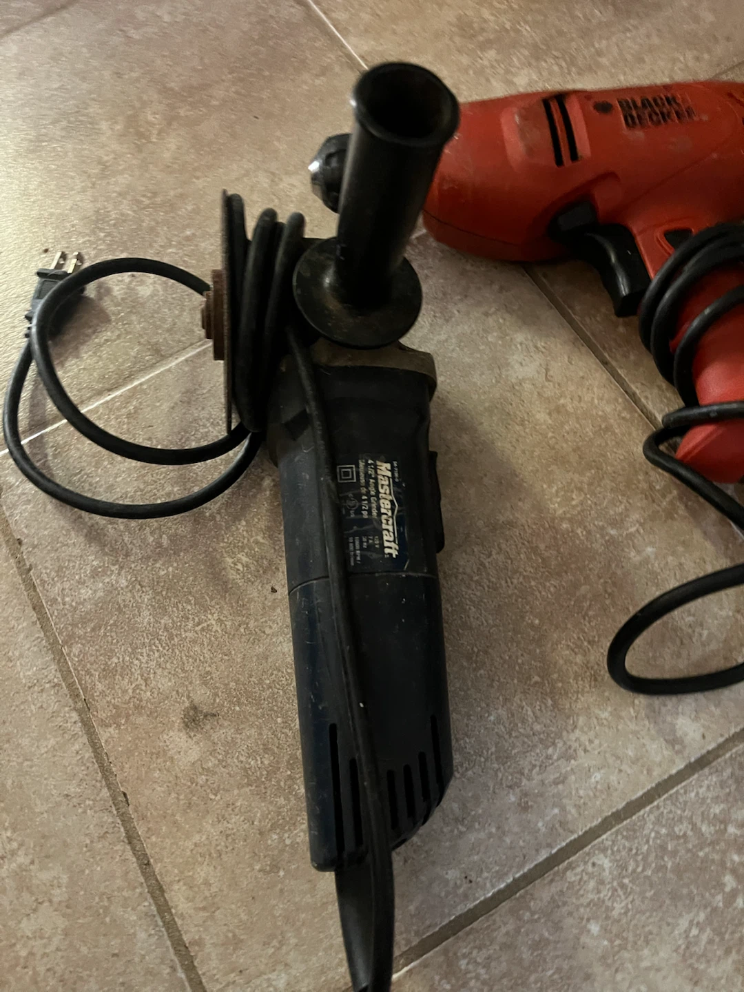 Angle grinder and drill - photo 2