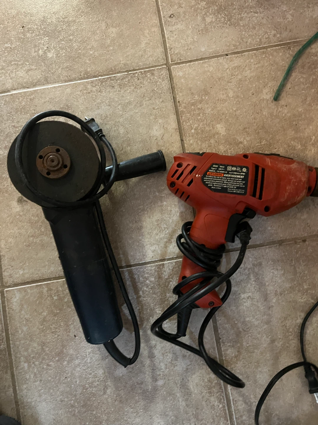 Angle grinder and drill - photo 4