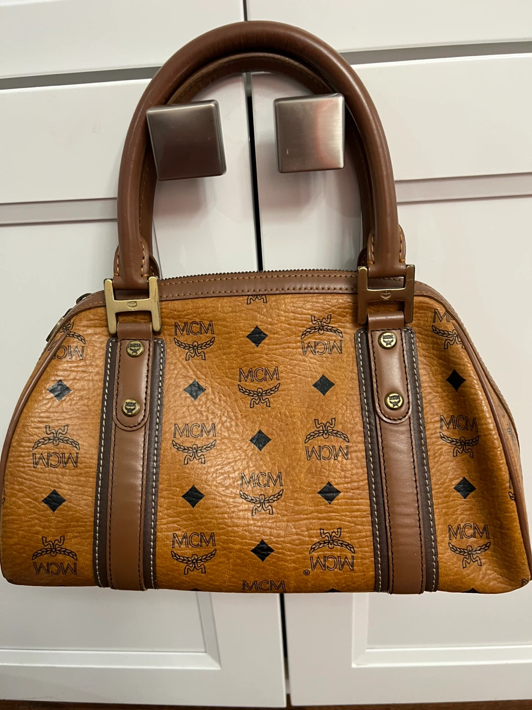 MCM Visetos Brown Handbag - photo 2