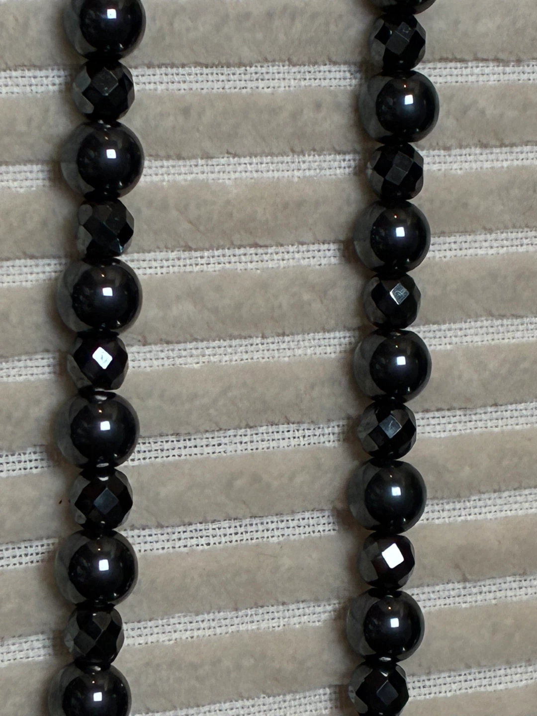 Black Hematite Necklace & Bracelet Magnetic Beads jewellery - photo 4