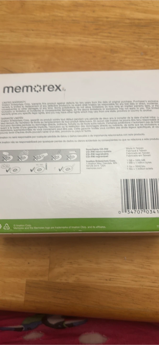 Memorex CD-RW 10 Pack - photo 2