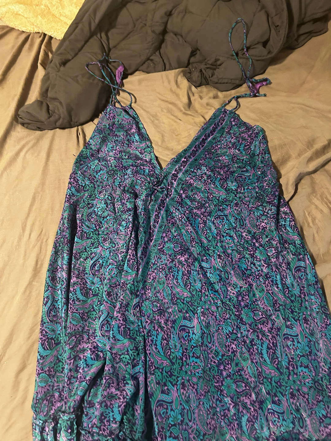 Swarna Greece Paisley Print Dress