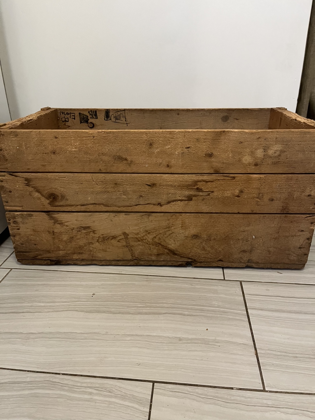 Vintage Made in Germany Wooden Crate
