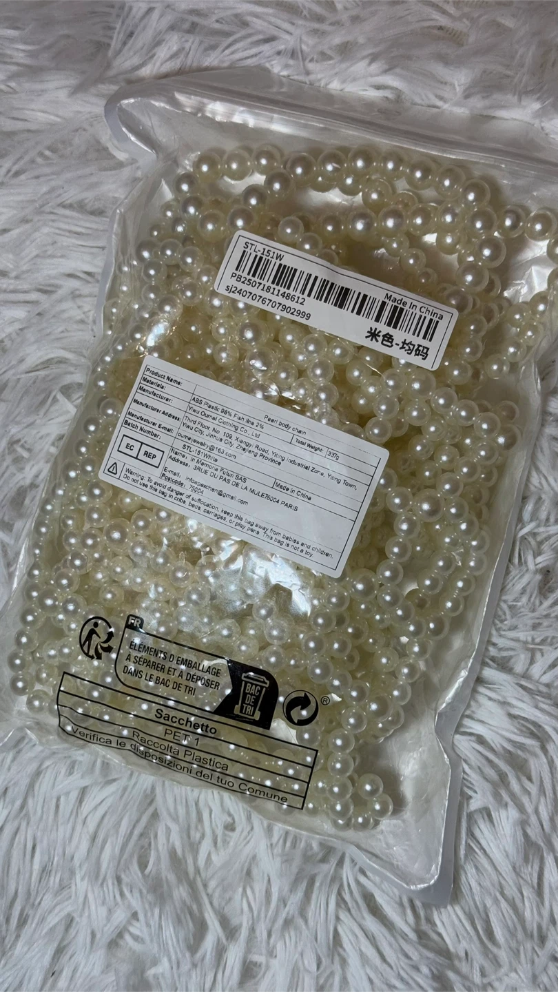 Pearl Body Chain Top - photo 3