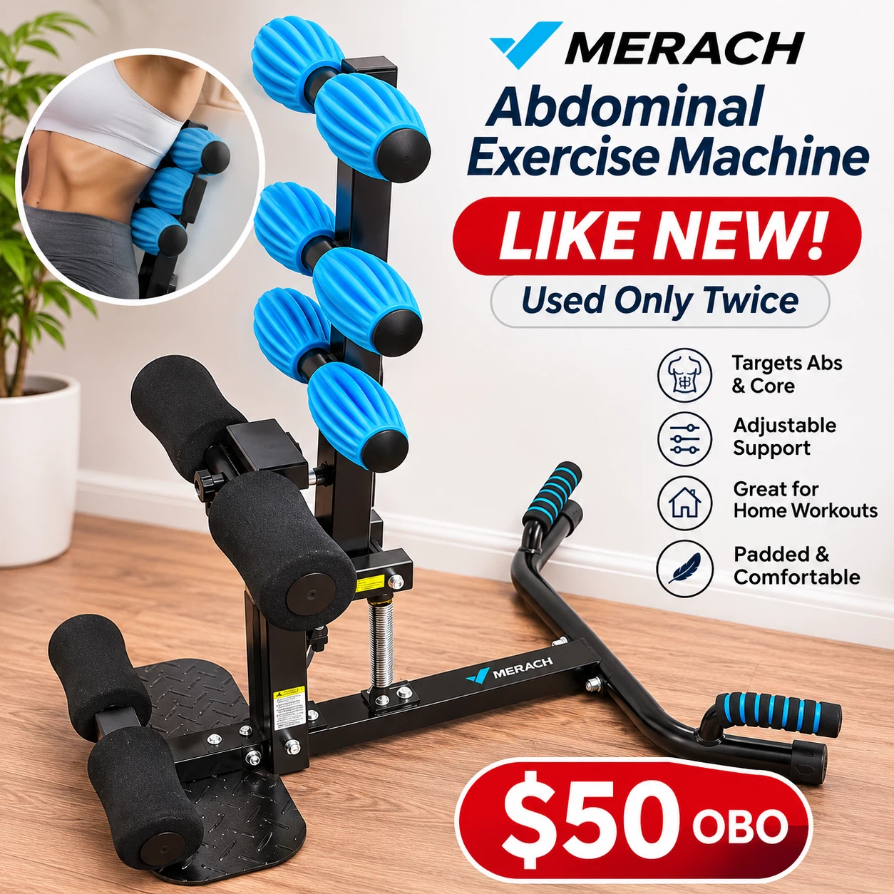 MERACH Abdominal Exercise Machine