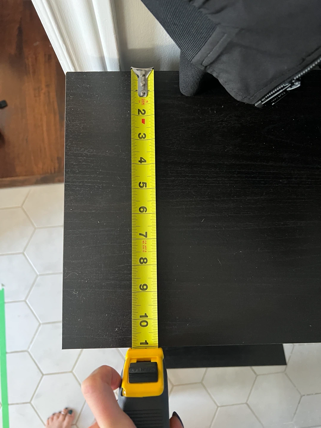 Black Two-Tier Shoe Cabinet - photo 5