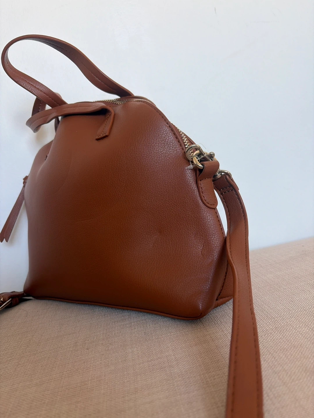 Brown Leather Crossbody Handbag - photo 2