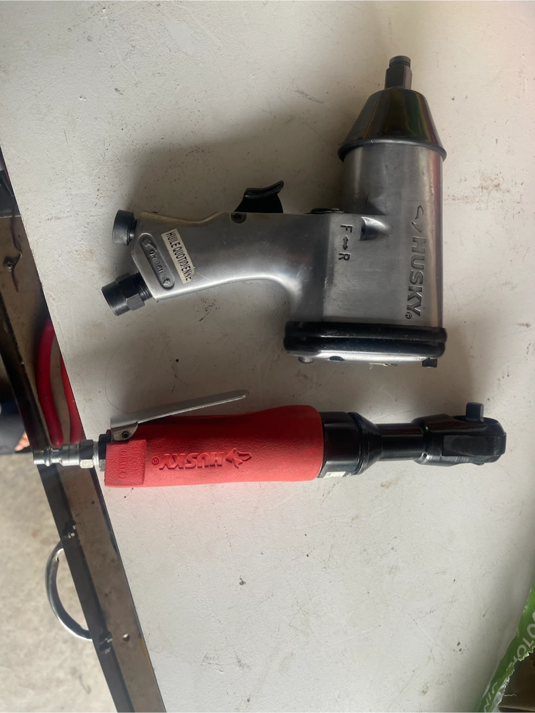 Husky 1/2" Impact Wrench and 3/8" Ratchet Wrench