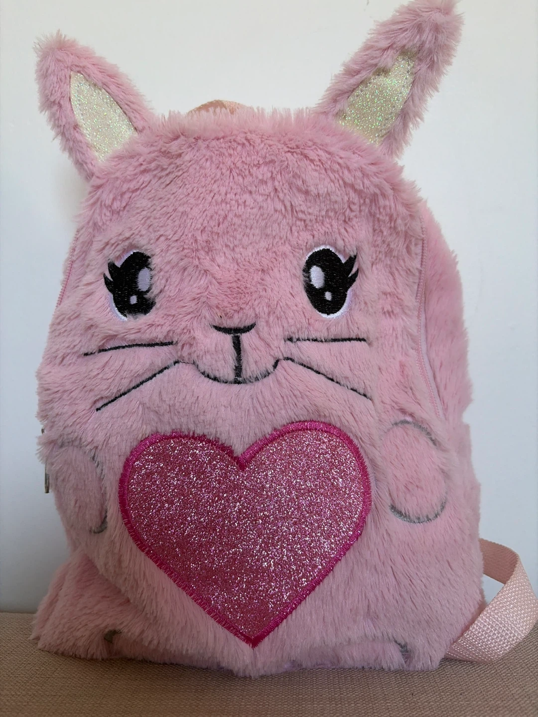 Pink Bunny Plush Backpack - photo 3