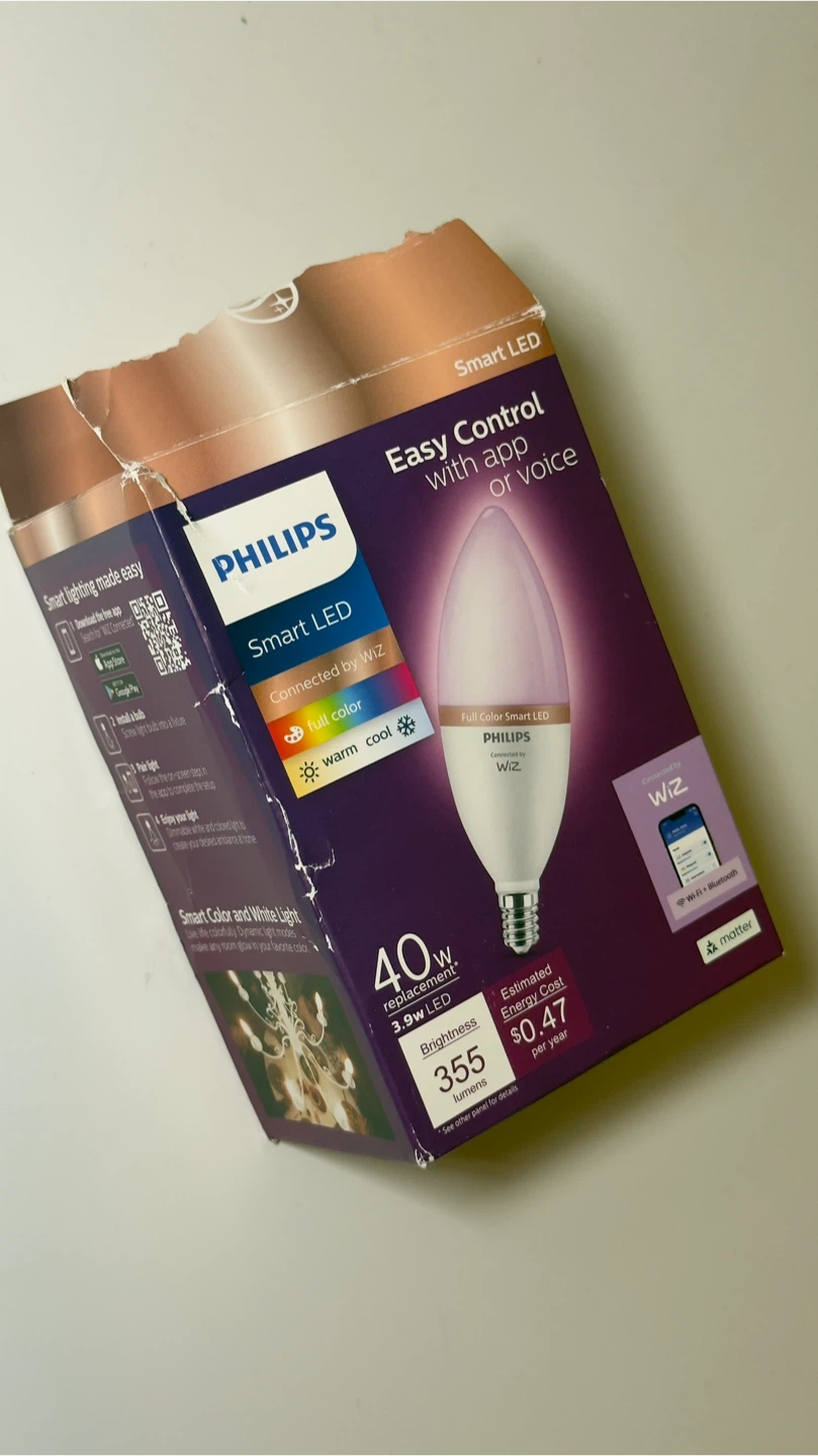 Philips WiZ Smart LED Color Changing Light Bulb - photo 3