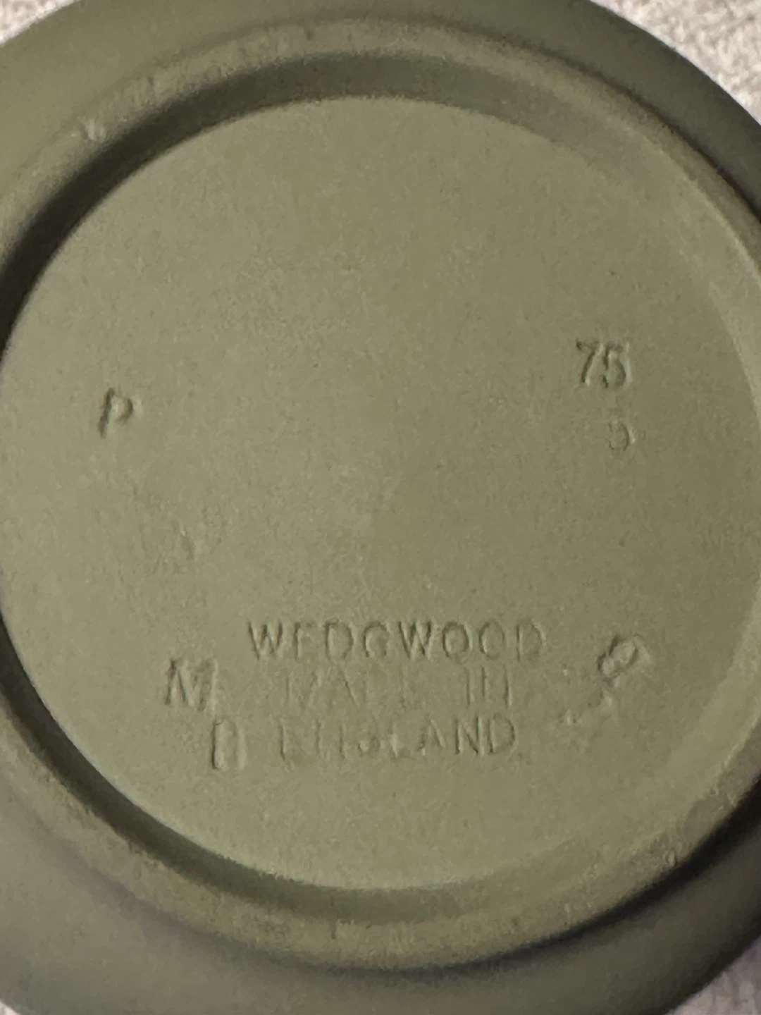 Wedgwood Sage Green Jasperware Vase - photo 2