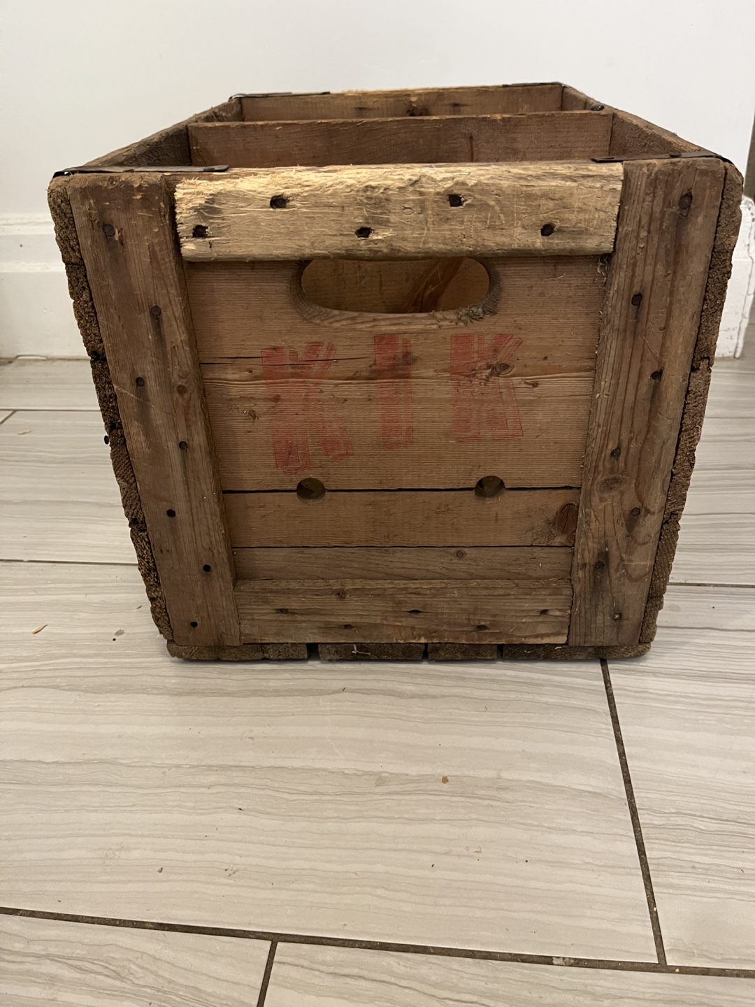 Vintage KIK Wood Soda Crate - photo 4